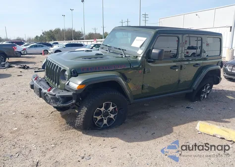 2020 Jeep Wrangler Unlimited Rubicon 4X4 z USA, uszkodzony, nr VIN 1C4HJXFN0LW309173